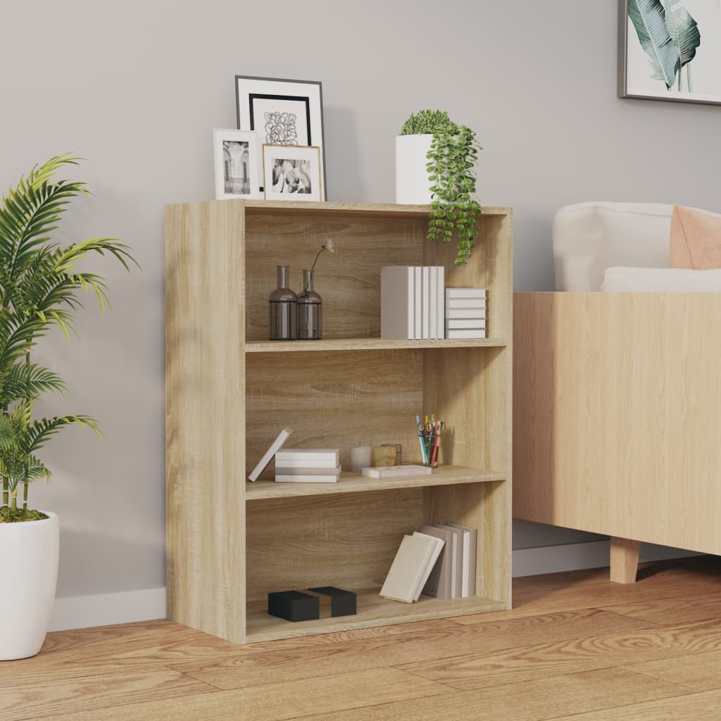 Vegghylle Sonoma Eik 69,5x32,5x90 cm