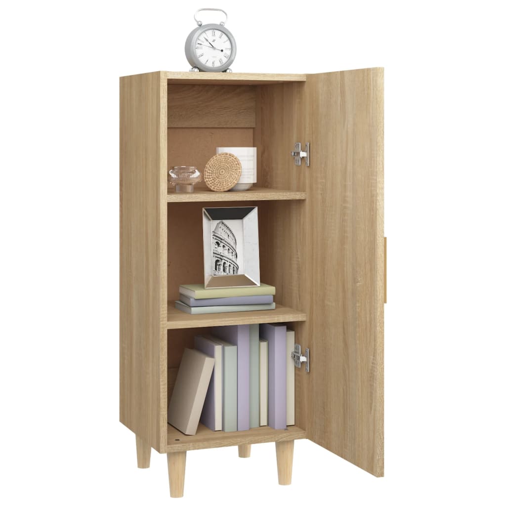 Skjenk sonoma eik 34,5x34x90 cm konstruert tre