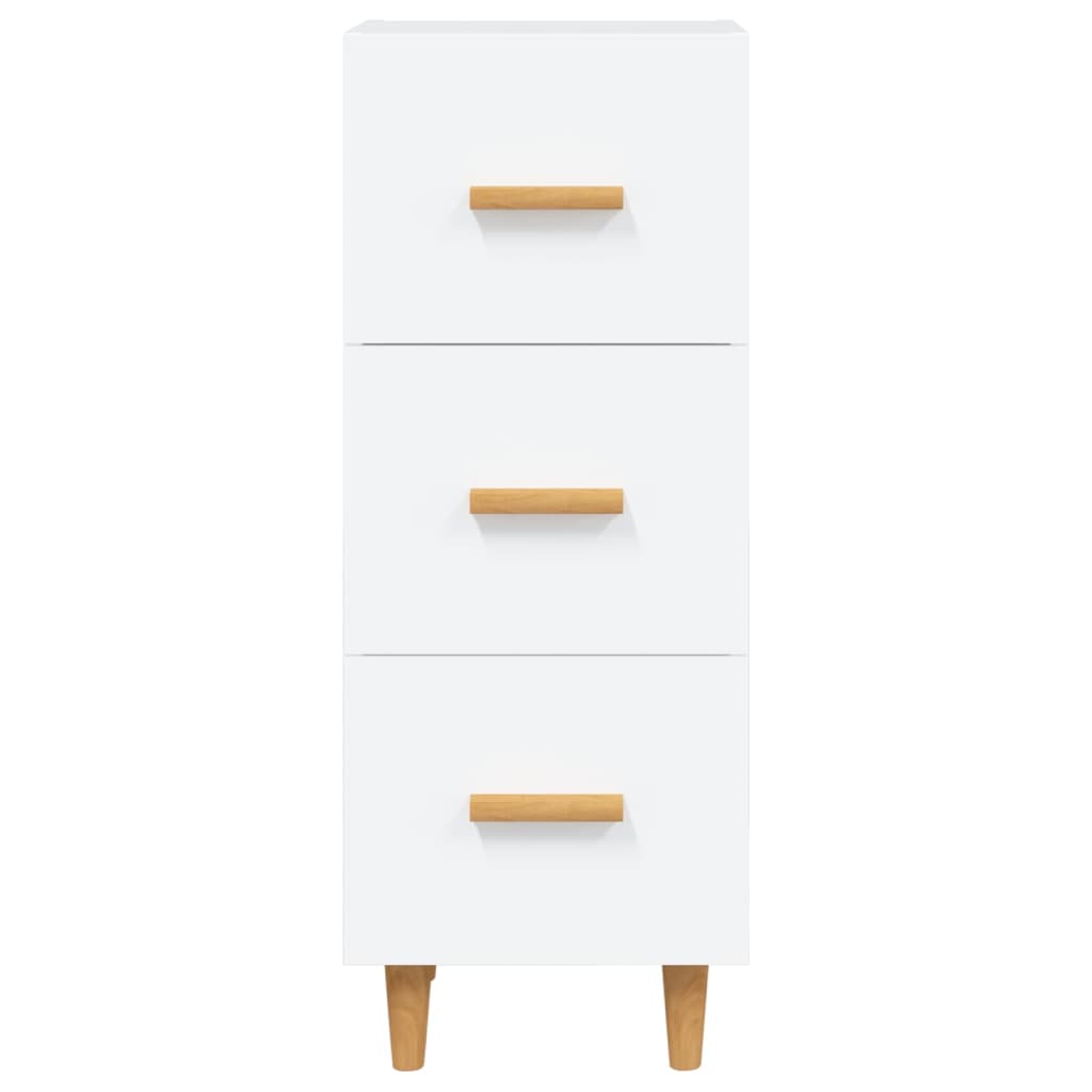 Skjenk Hvit 34,5x34x90 cm