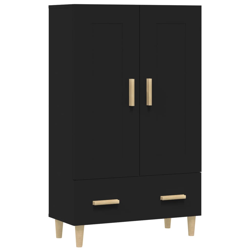 Skap Svart 70x31x115 cm