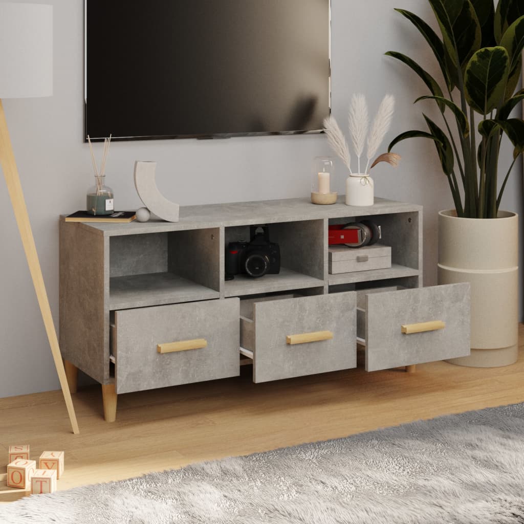 TV-Møbel Betonggrå TV-benk 120x35x48 cm