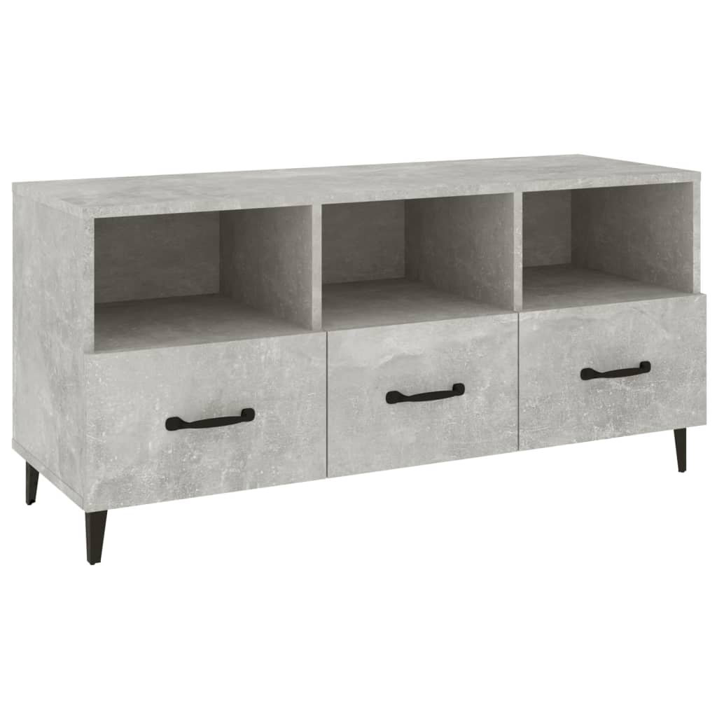 TV-Møbel Betonggrå TV-benk 102x35x50 cm