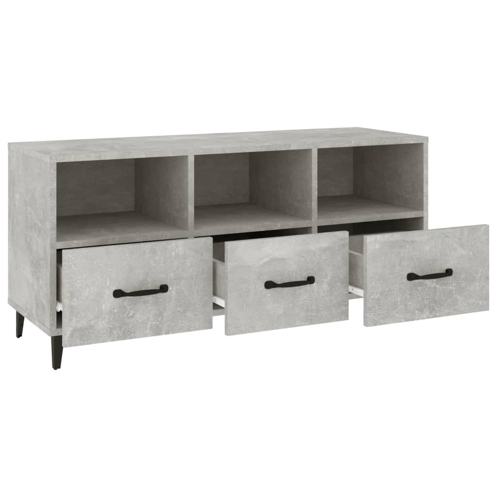 TV-Møbel Betonggrå TV-benk 102x35x50 cm