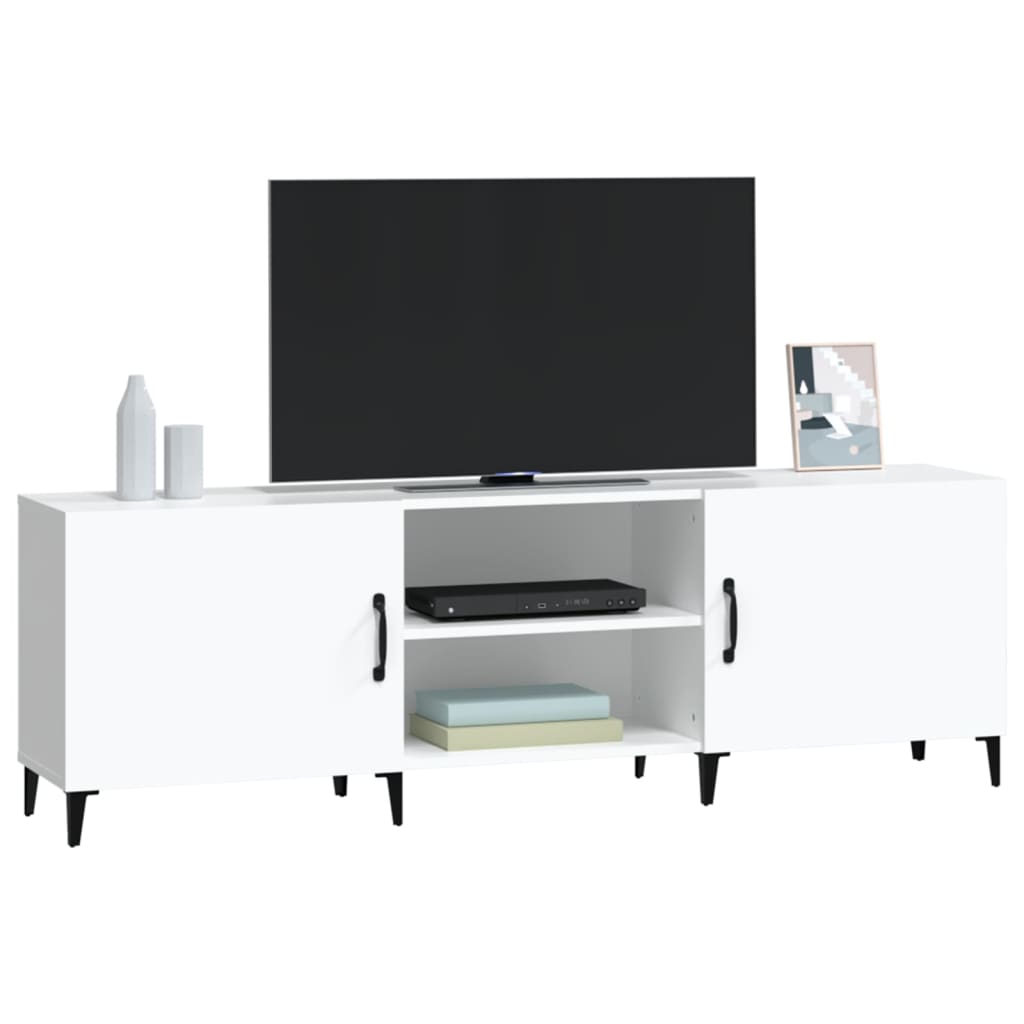 TV-Møbel Hvit TV-benk 150x30x50 cm