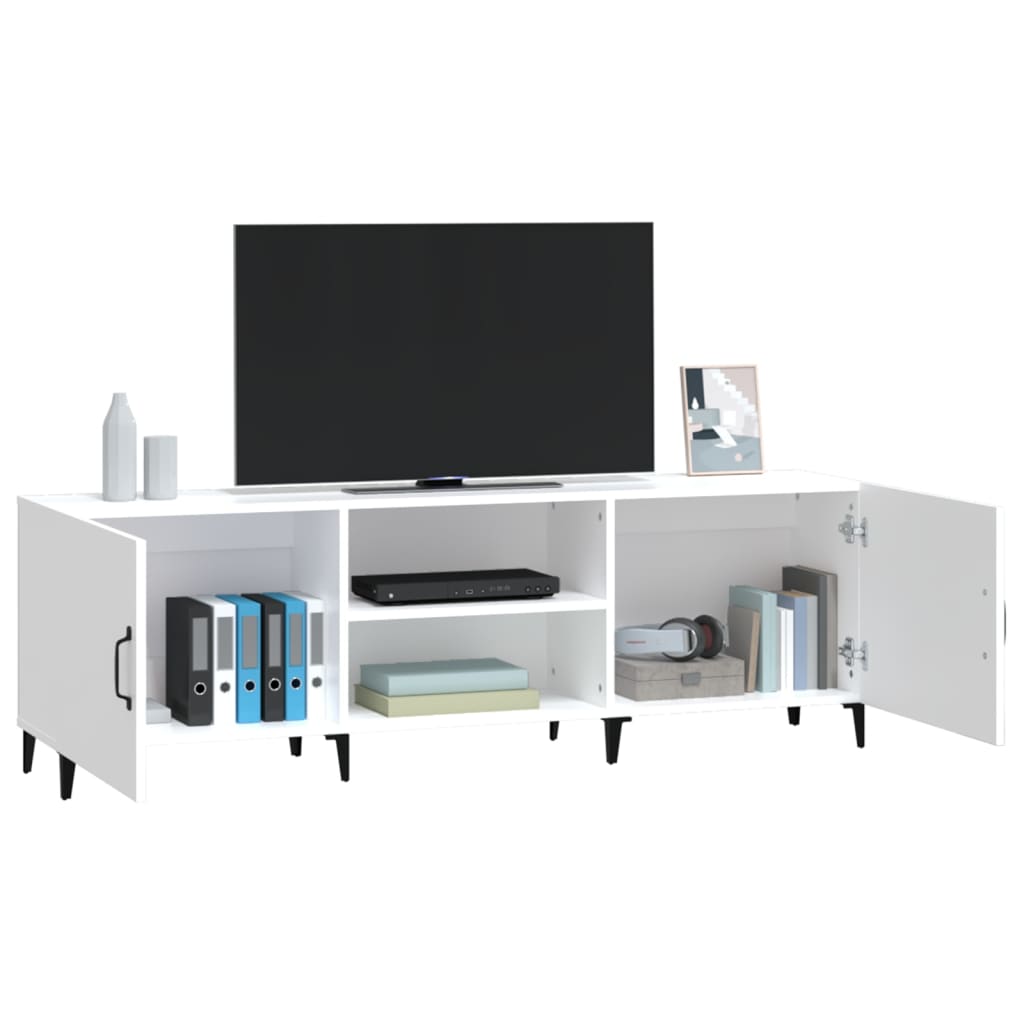 TV-Møbel Hvit TV-benk 150x30x50 cm