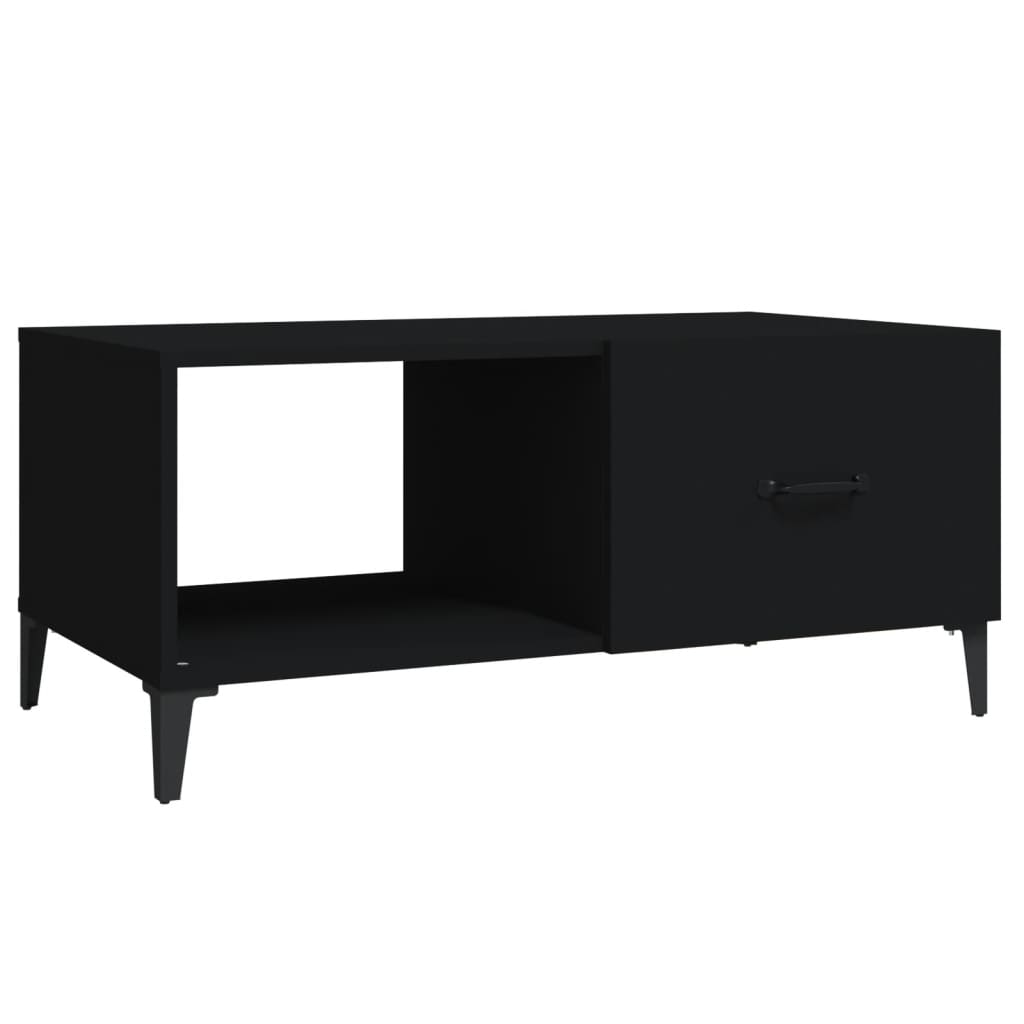Salongbord Sofabord Svart 90x50x40 cm