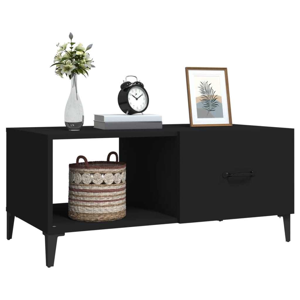 Salongbord Sofabord Svart 90x50x40 cm