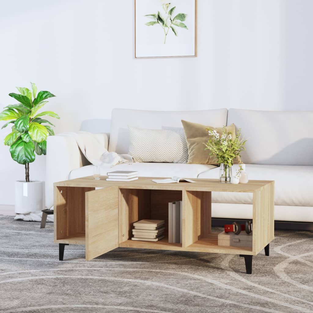 Salongbord Sofabord Sonoma Eik 102x50x40 cm
