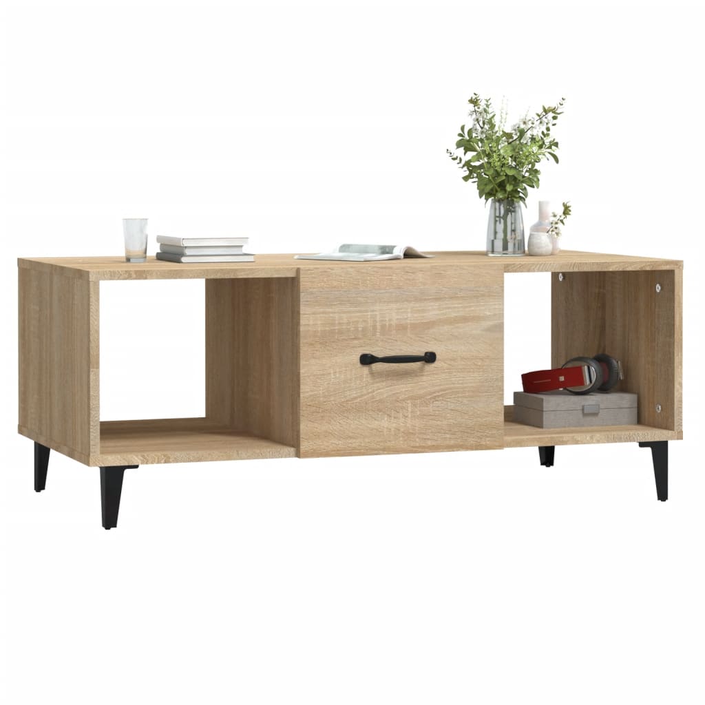 Salongbord Sofabord Sonoma Eik 102x50x40 cm