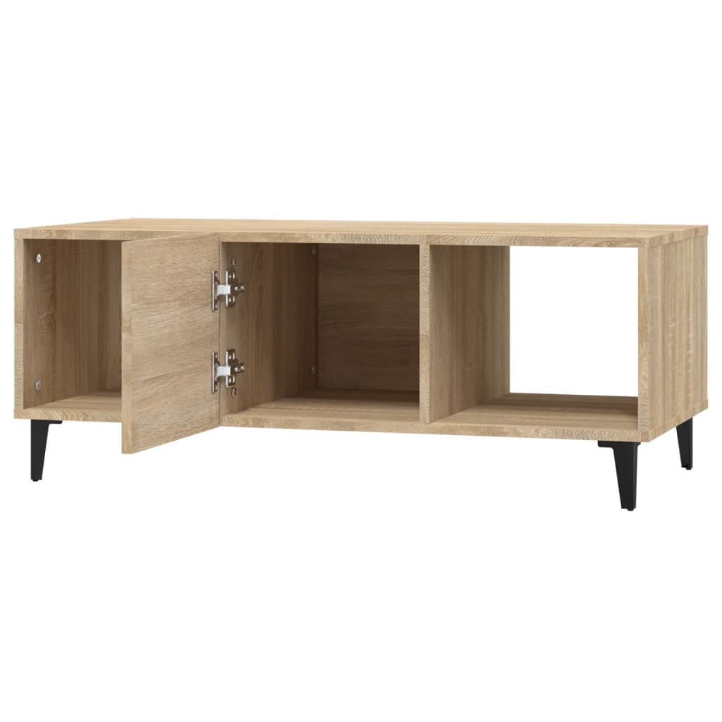Salongbord Sofabord Sonoma Eik 102x50x40 cm