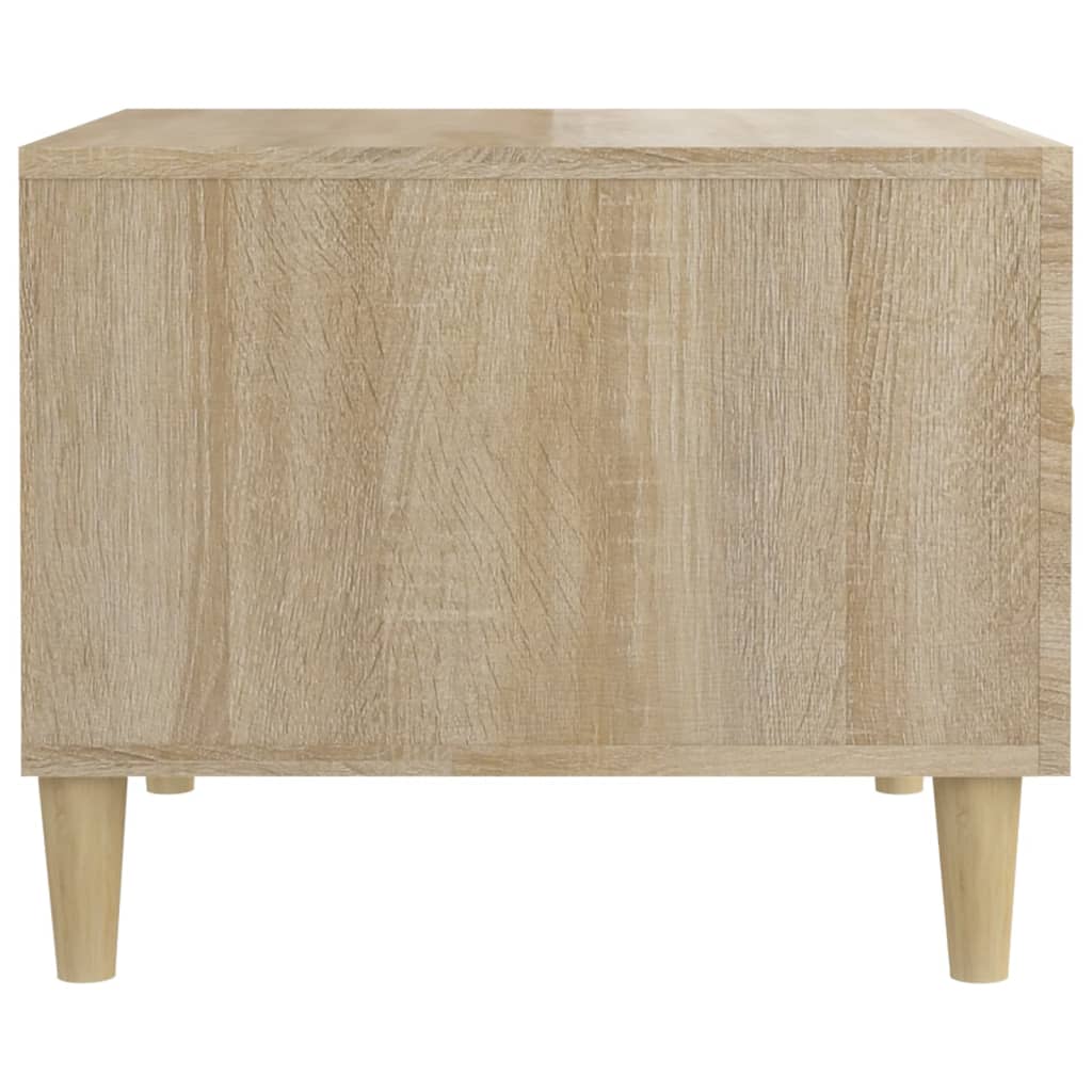 Salongbord Sofabord Sonoma Eik 2 stk 50x50x40 cm