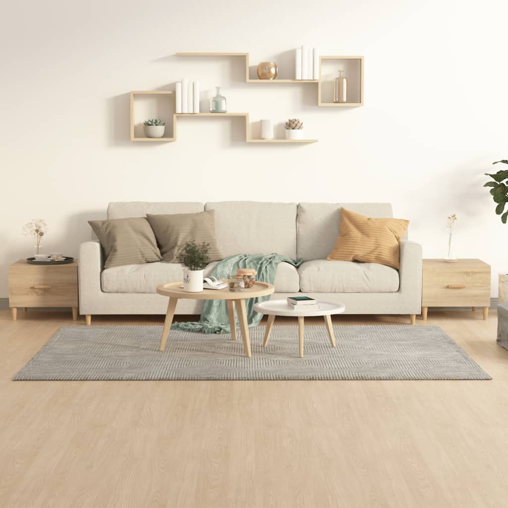 Salongbord Sofabord Sonoma Eik 2 stk 50x50x40 cm