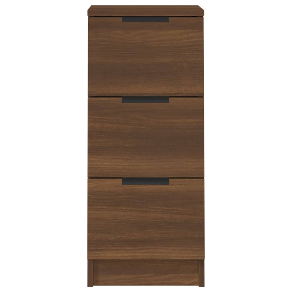 Kommode Brun Eik 2 stk 30x30x70 cm