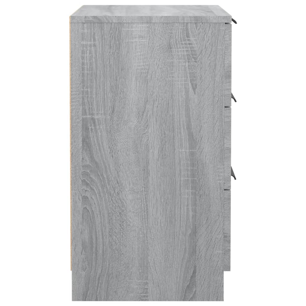 Nattbord Sengbord Sonoma Grå 40x36x65 cm