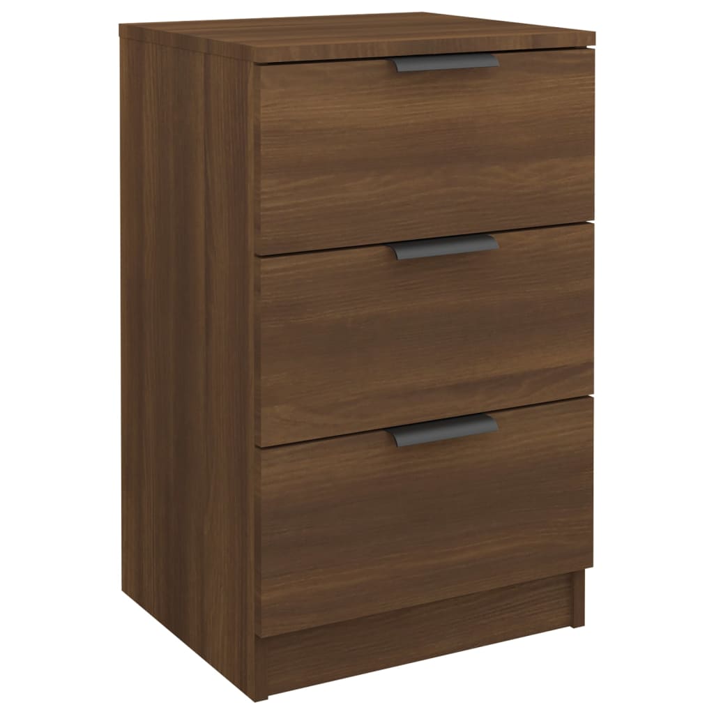 Nattbord Sengbord Brun Eik 40x36x65 cm