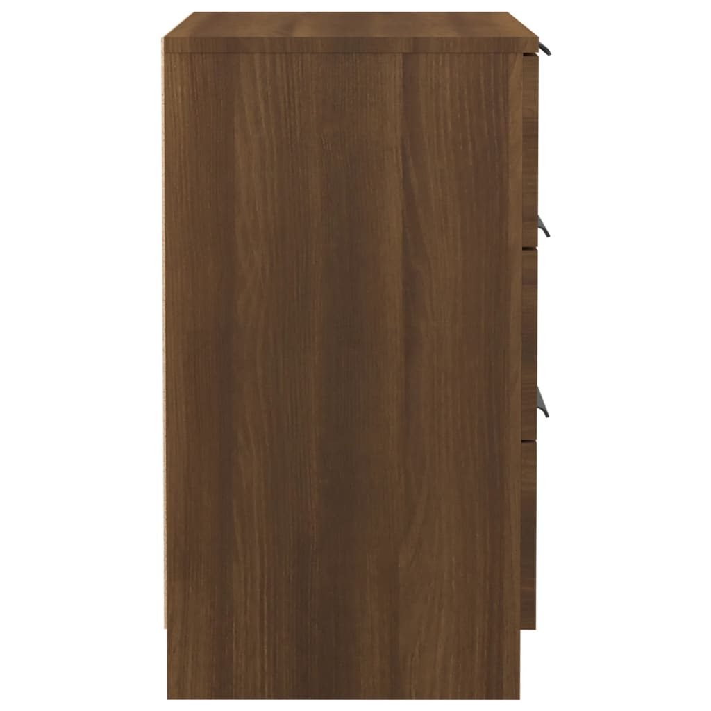 Nattbord Sengbord Brun Eik 40x36x65 cm