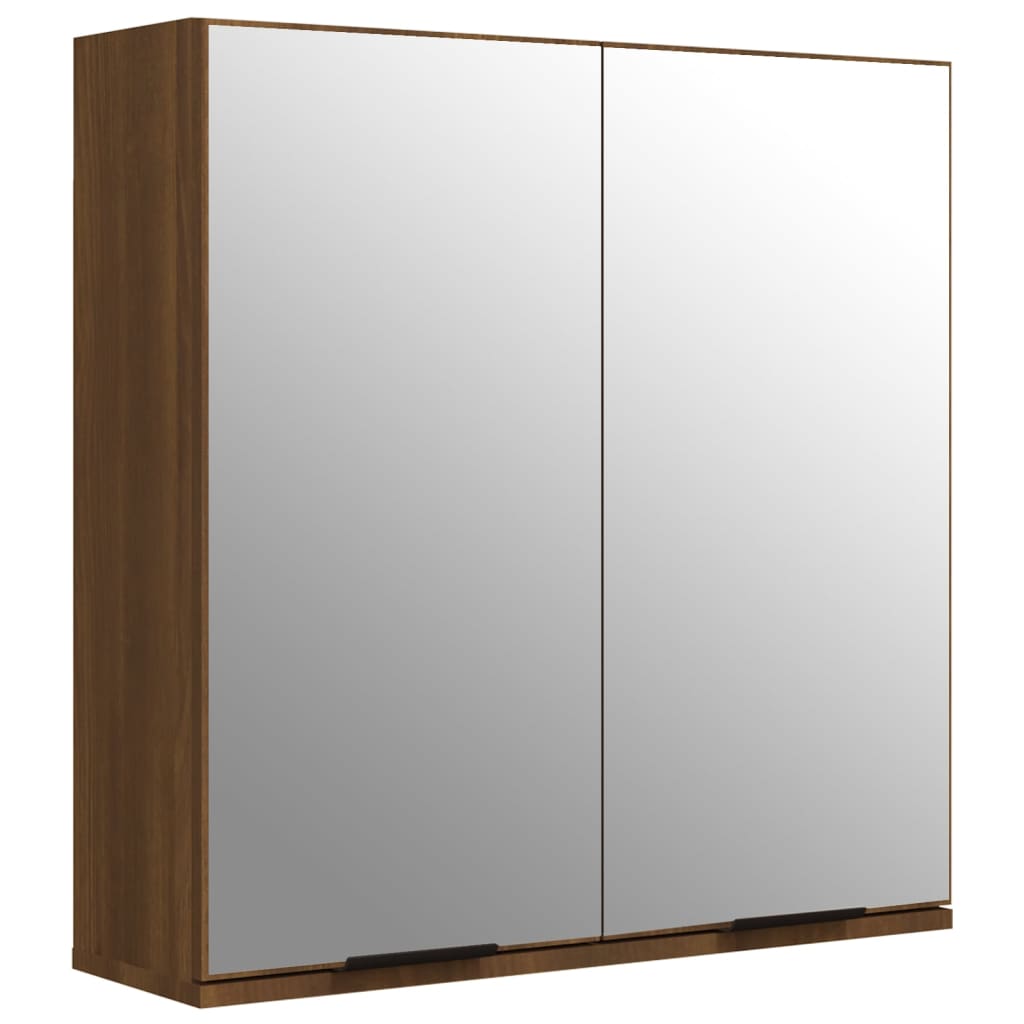 Badrumsspeil Brun Eik 64x20x67 cm