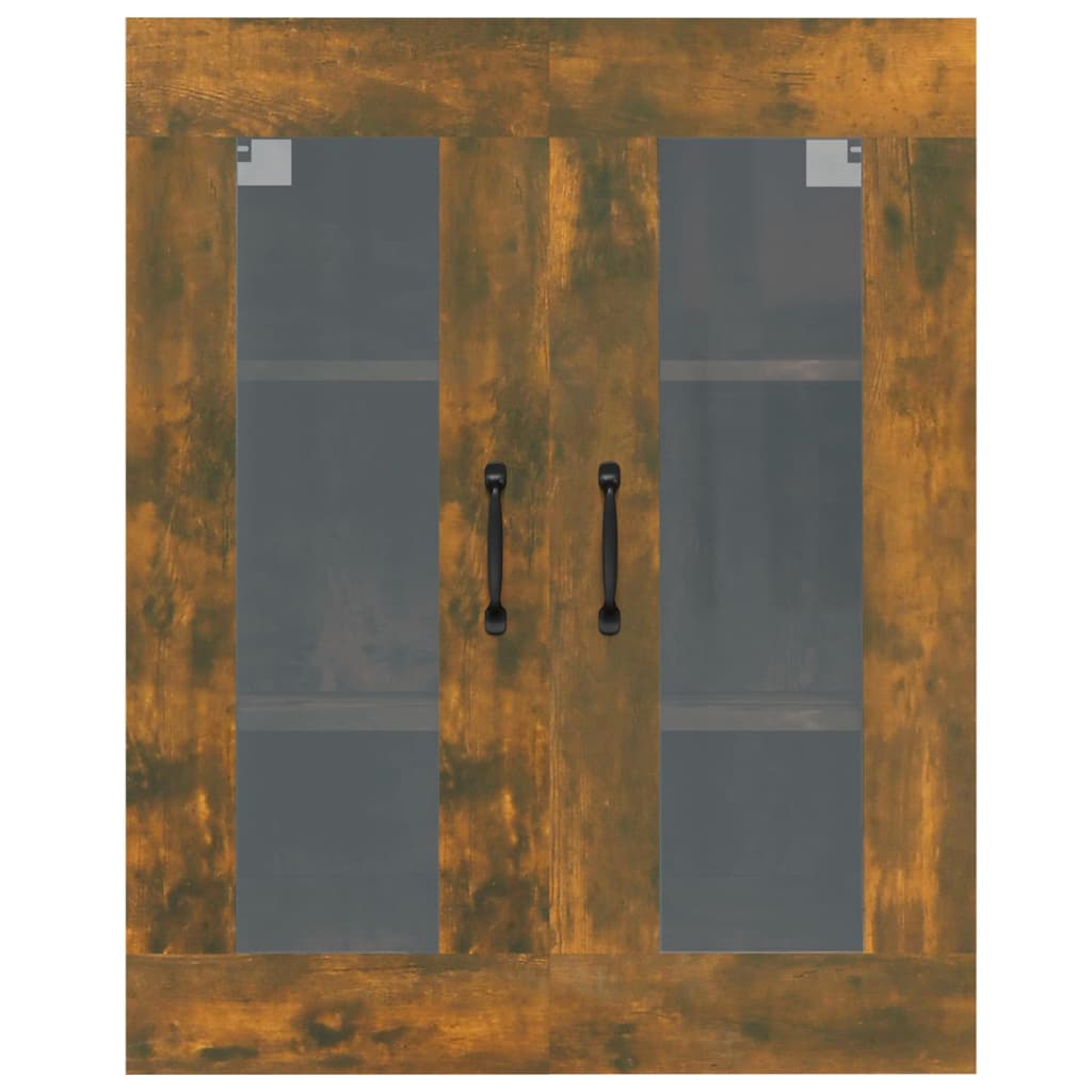 Vegghylle Røkt Eik 69,5x34x90 cm