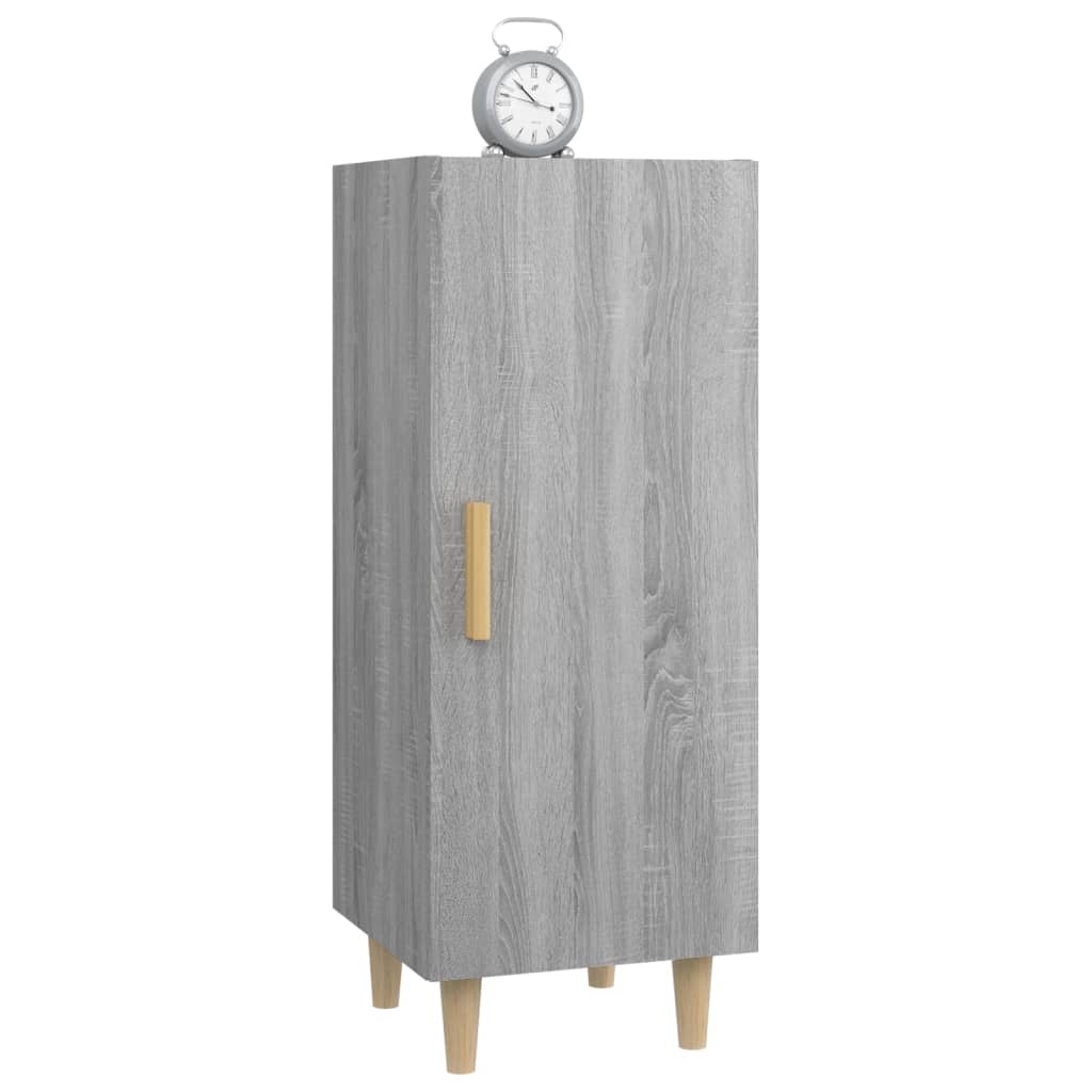 Skjenk grå sonoma 34,5x34x90 cm konstruert tre