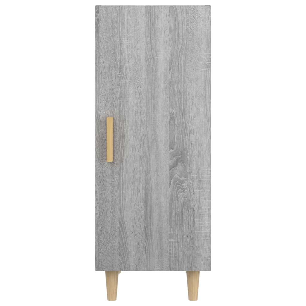 Skjenk grå sonoma 34,5x34x90 cm konstruert tre