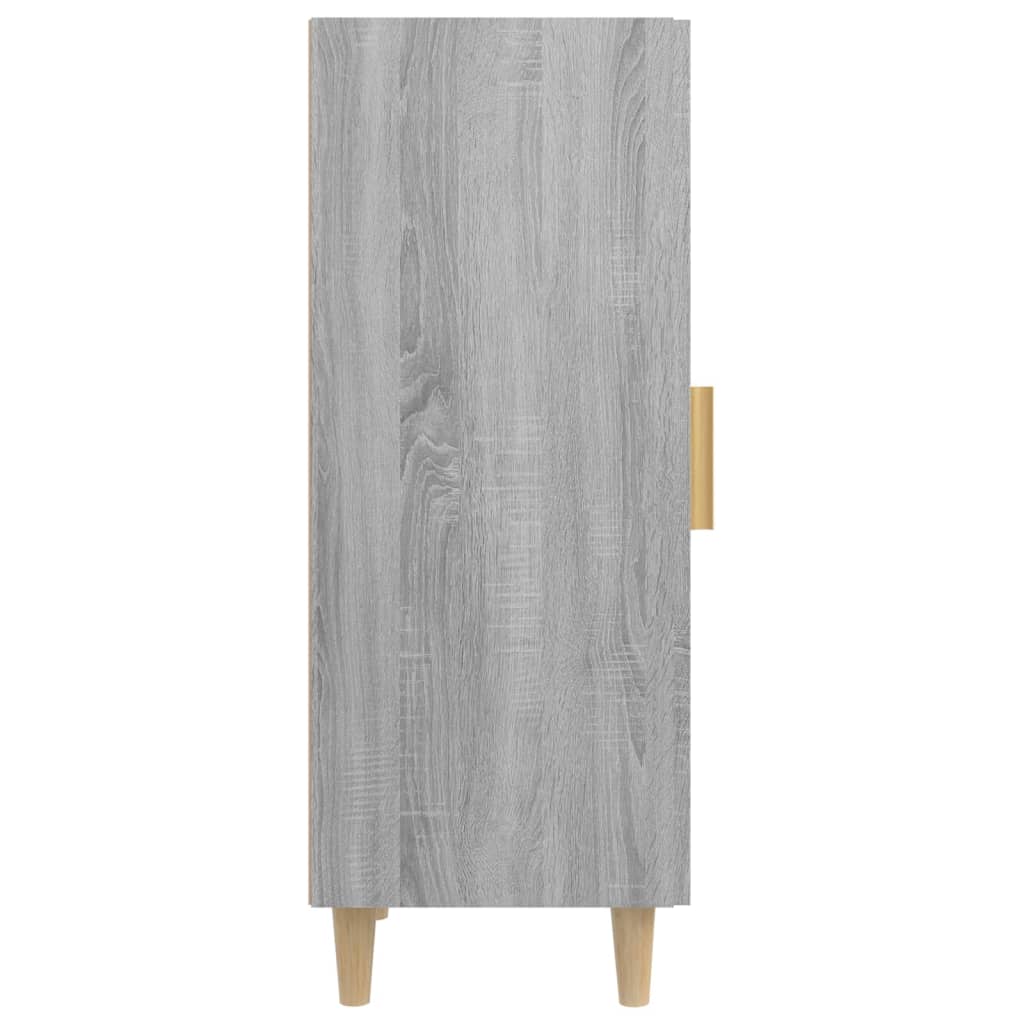 Skjenk grå sonoma 34,5x34x90 cm konstruert tre