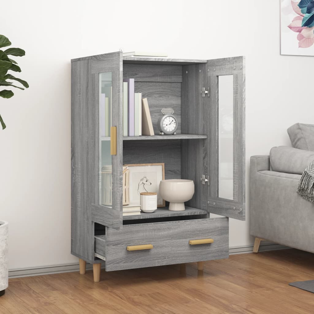 Skap Sonoma Grå 70x31x115 cm