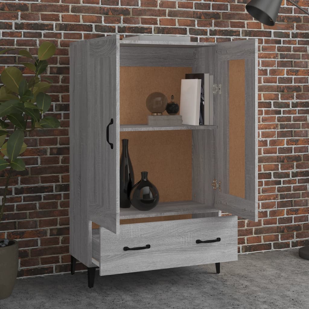 Skap Sonoma Grå 70x31x115 cm