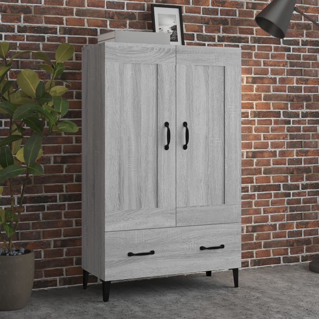 Skap Sonoma Grå 70x31x115 cm