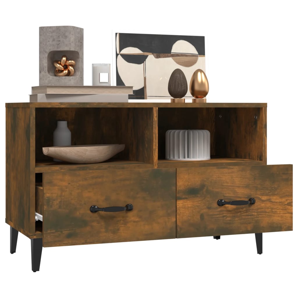 TV-Møbel Røkt EikTV-benk 80x36x50 cm