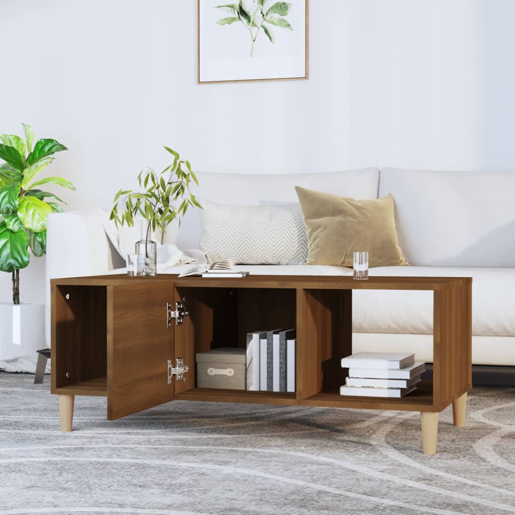 Salongbord Sofabord Sonoma Eik 102x50x40 cm