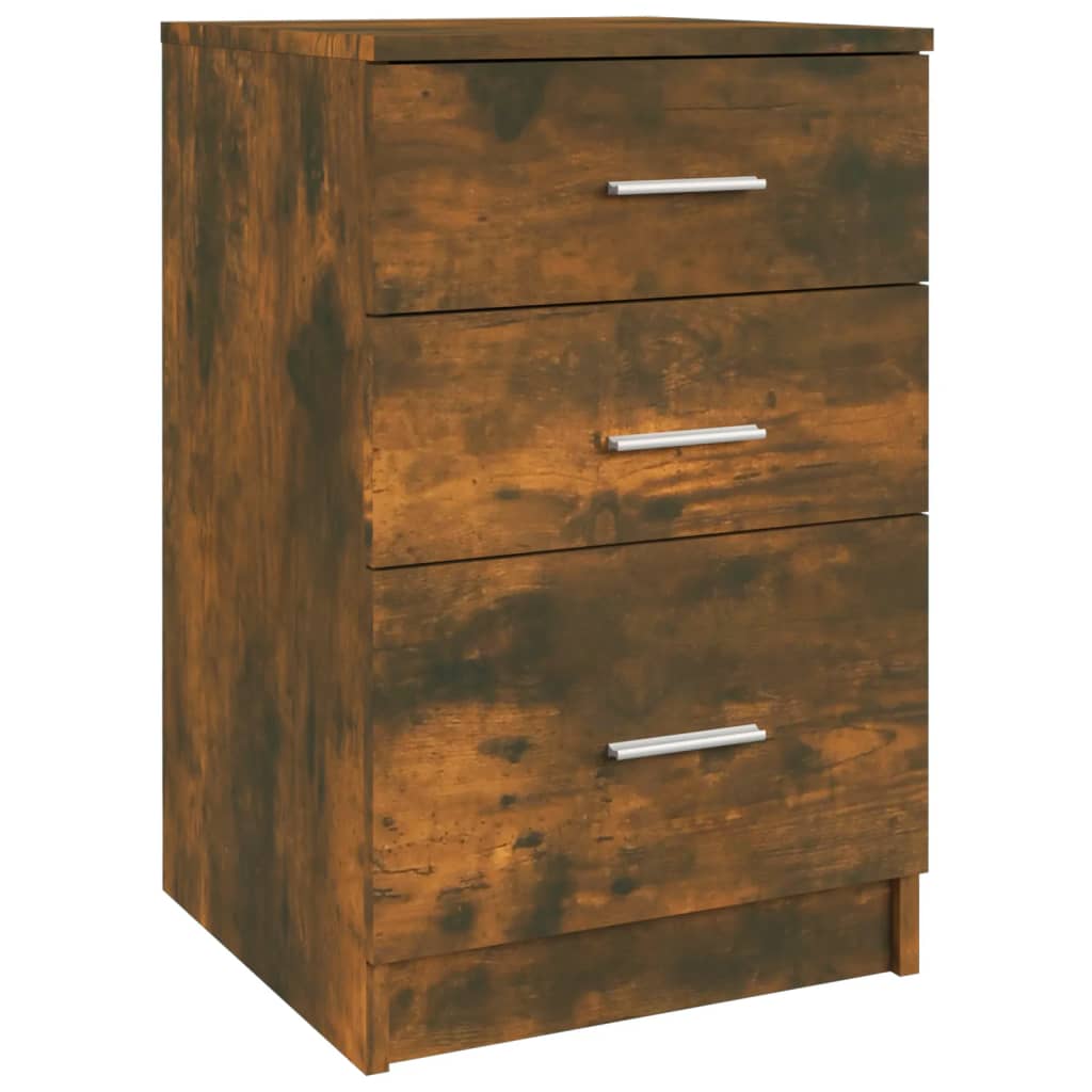 Nattbord Sengbord Røkt Eik 40x40x63 cm