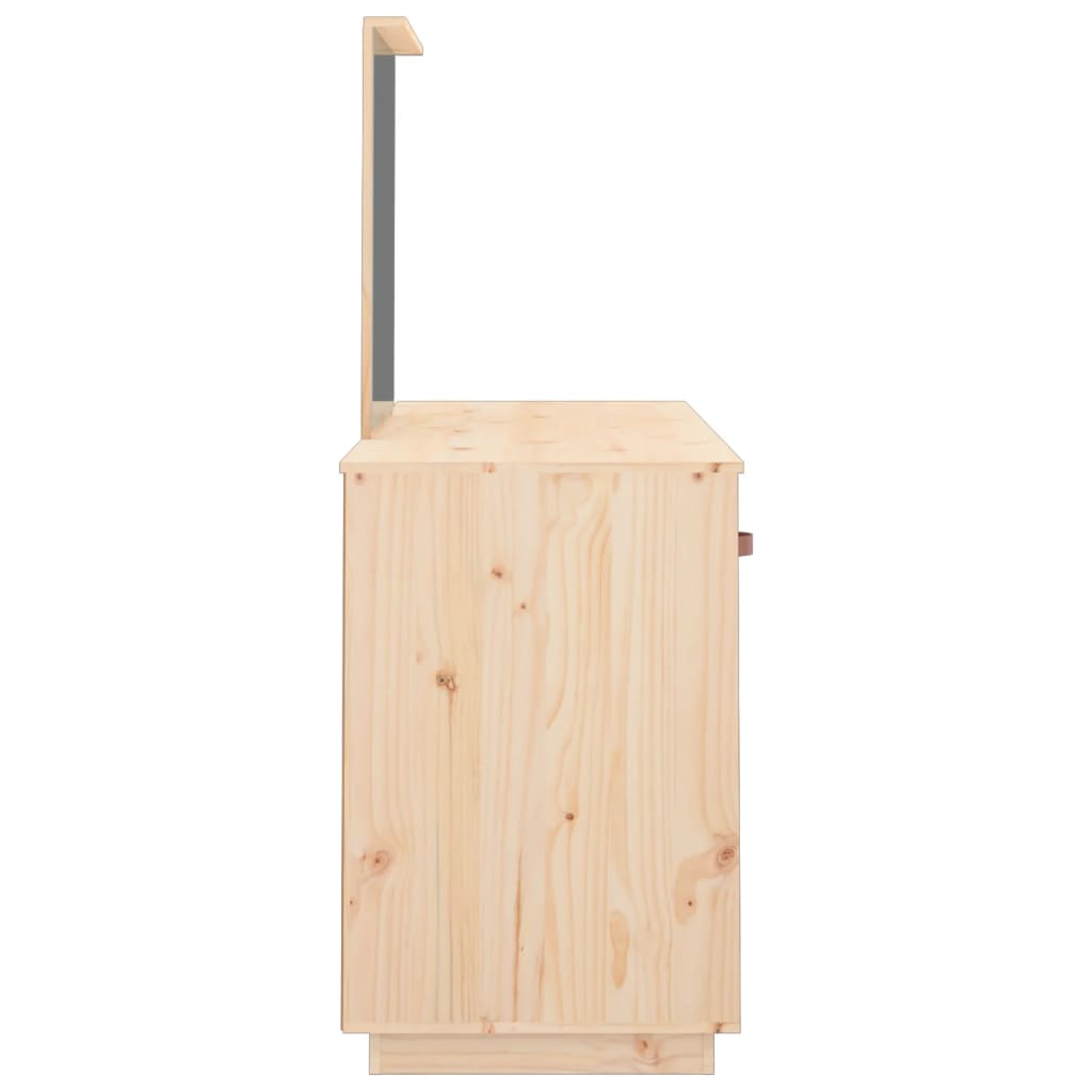 Sminkebord Tre Sett speil heltre furu