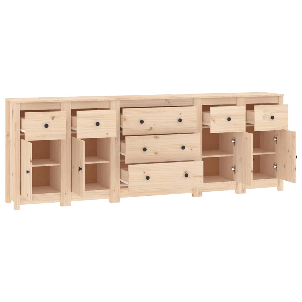 Skjenk Tre 230x35x80 cm heltre furu