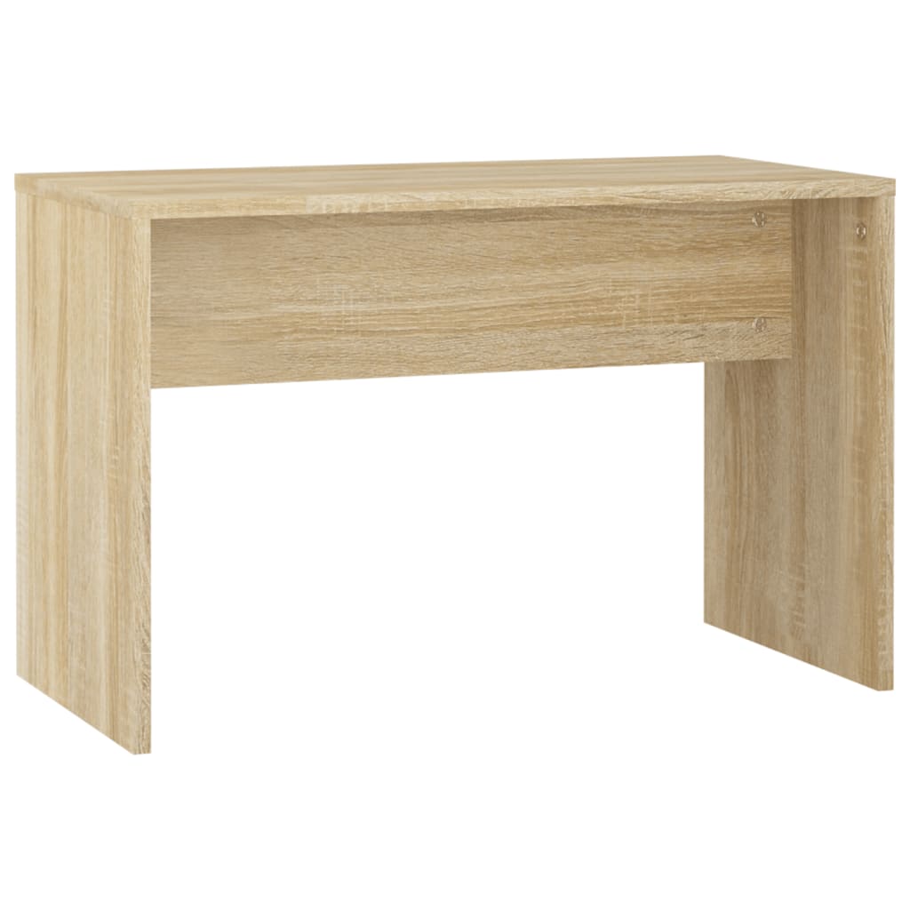 Sminkebord Sonoma Eik Sett LED
