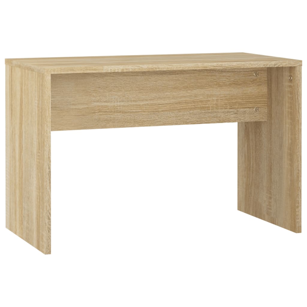 Sminkebord Sonoma Eik Sett LED
