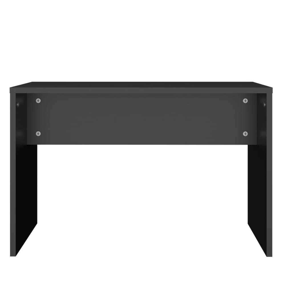 Sminkebord Svart Sett 86,5x35x136 cm