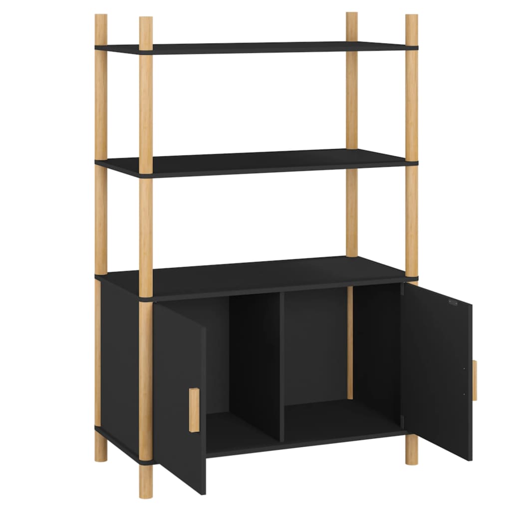 Skap Svart 80x40x121 cm
