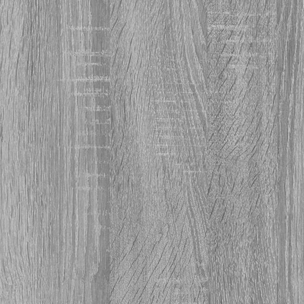 Veggskap Sonoma Grå 2 stk 102x30x20 cm