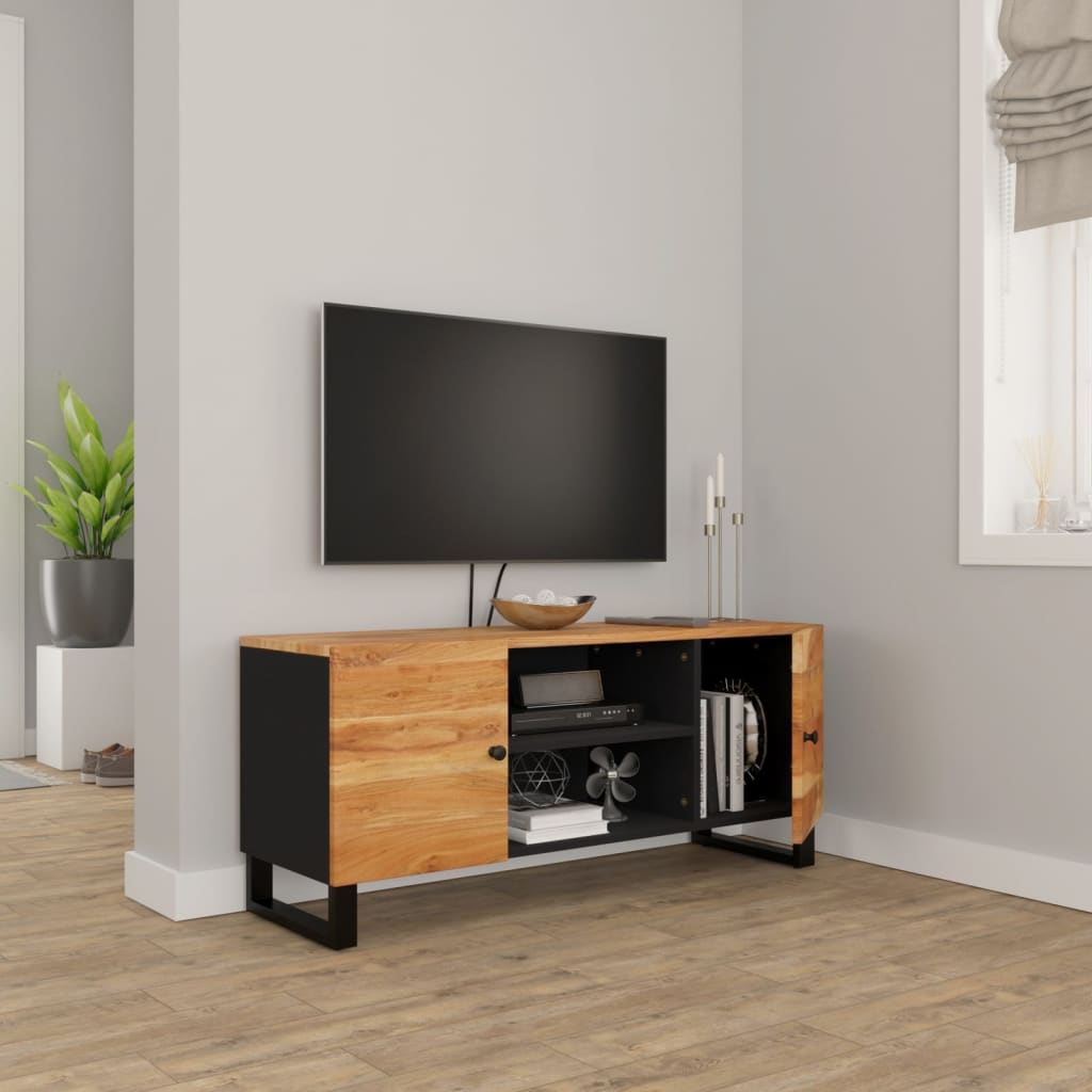 TV-Møbel Tre TV-benk heltre akasie 105x33x46 cm