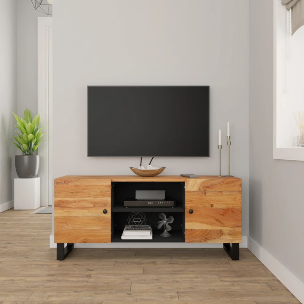 TV-Møbel Tre TV-benk heltre akasie 105x33x46 cm
