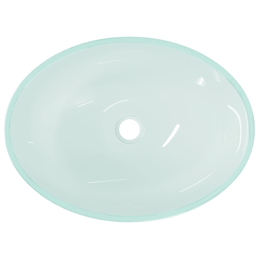 Baderomservant glass 50x37x14 cm frostet
