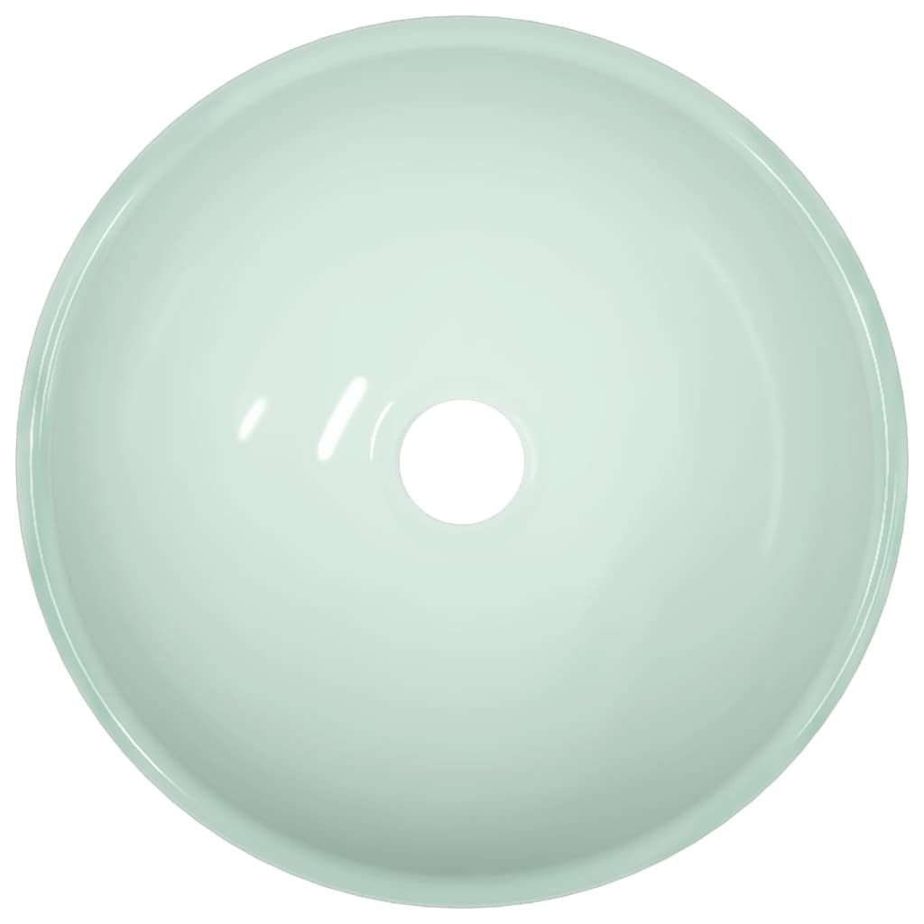 Baderomservant herdet glass 30x12 cm hvit