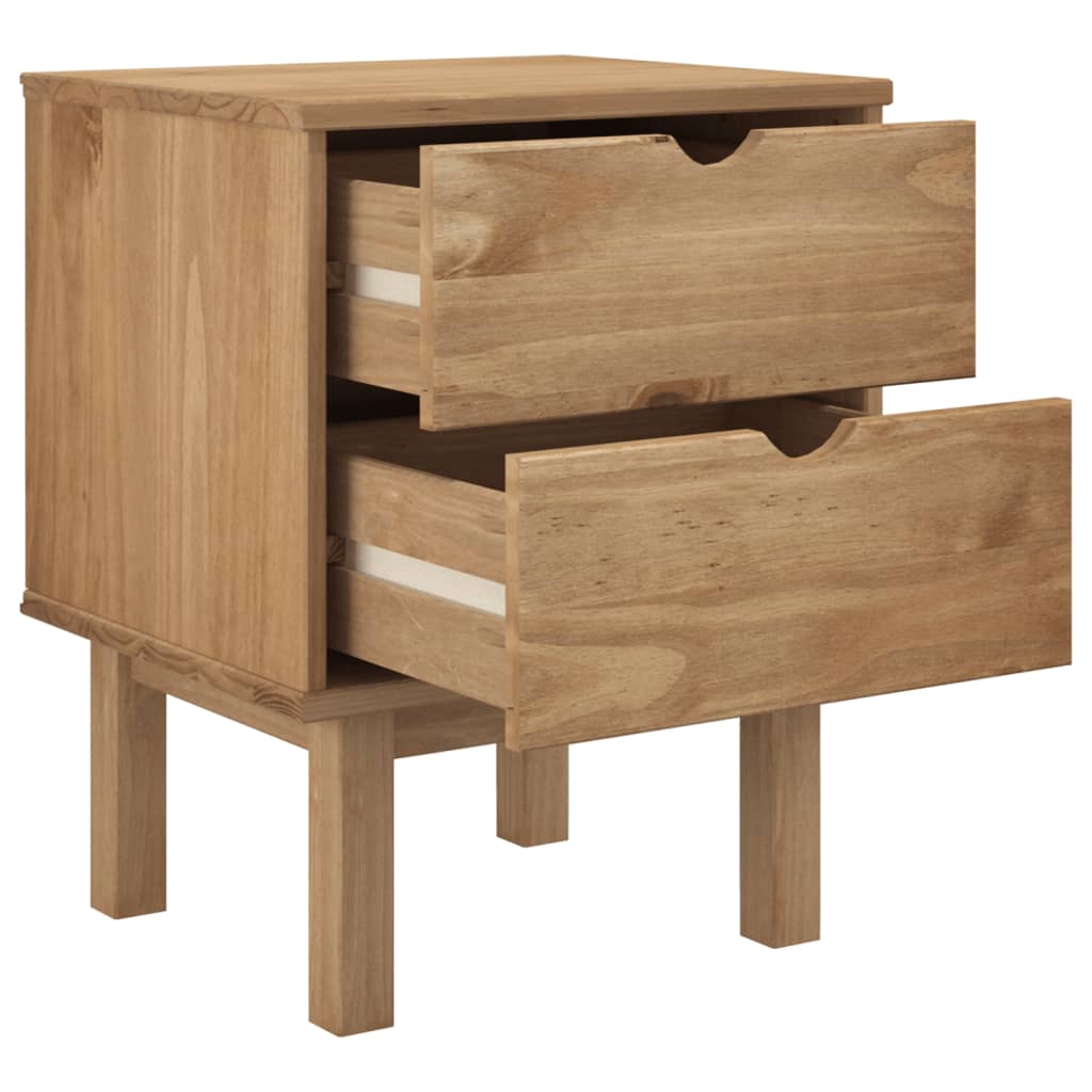 Nattbord Sengbord Tre heltre furu OTTA 45x39x57 cm