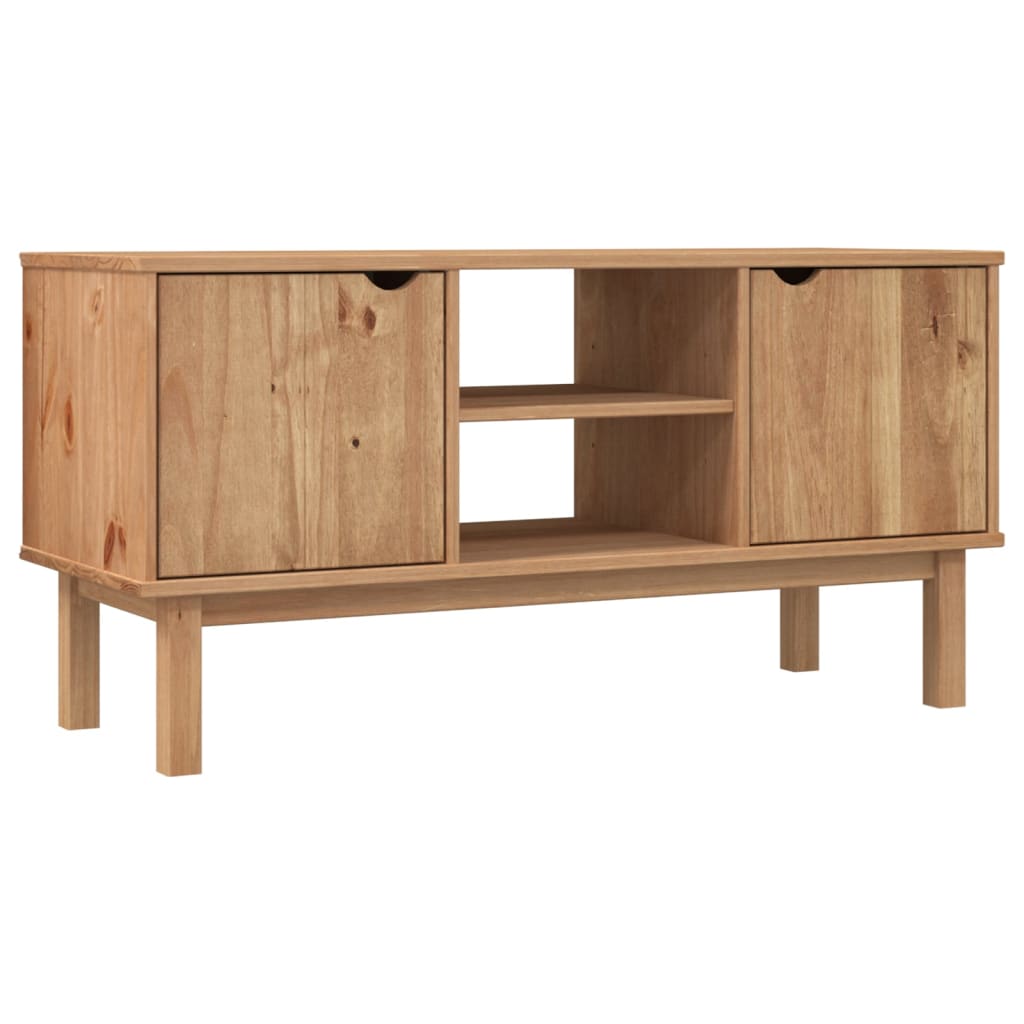 TV-Møbel Tre TV-benk heltre furu OTTA 113,5x43x57 cm