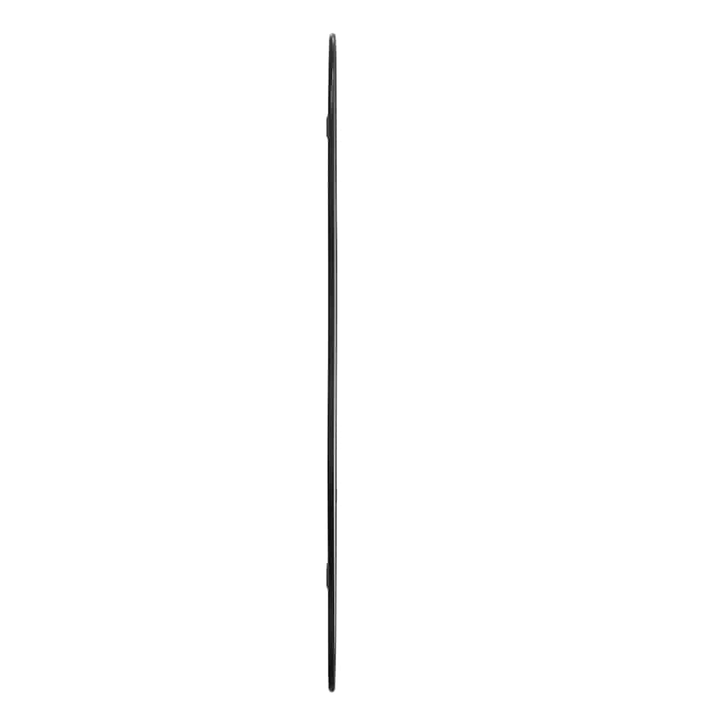 Veggspeil svart 60x25 cm