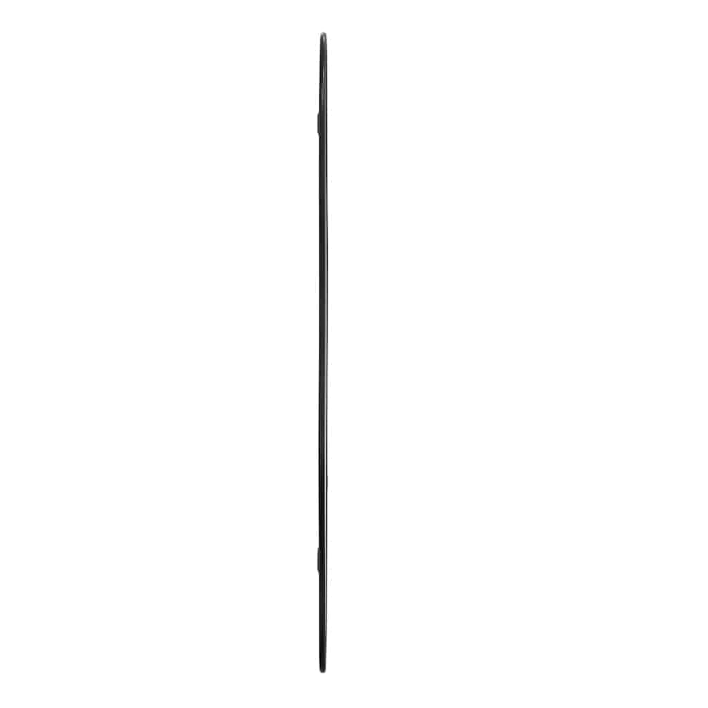 Veggspeil svart 80x35 cm