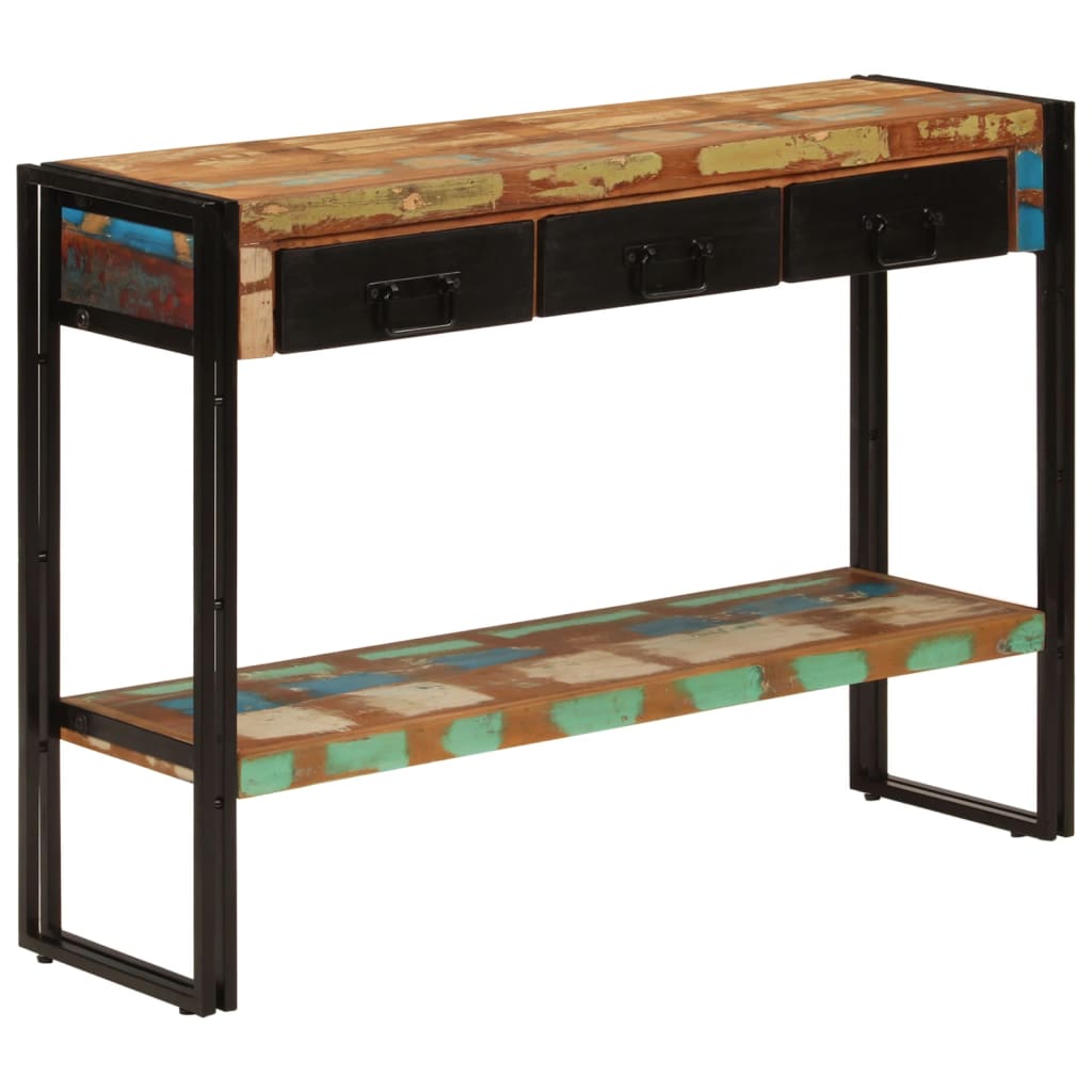 Avlastningsbord Konsollbord Tre 110x30x76 cm gjenvunnet heltre