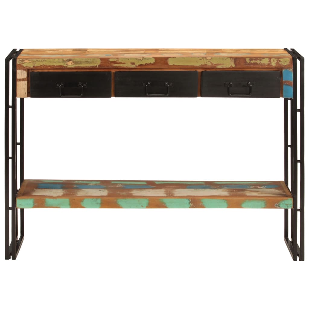 Avlastningsbord Konsollbord Tre 110x30x76 cm gjenvunnet heltre