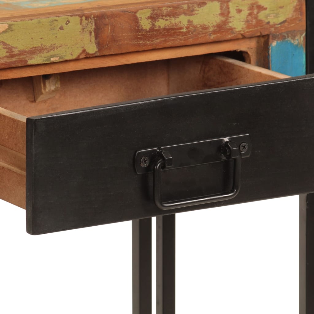 Avlastningsbord Konsollbord Tre 110x30x76 cm gjenvunnet heltre