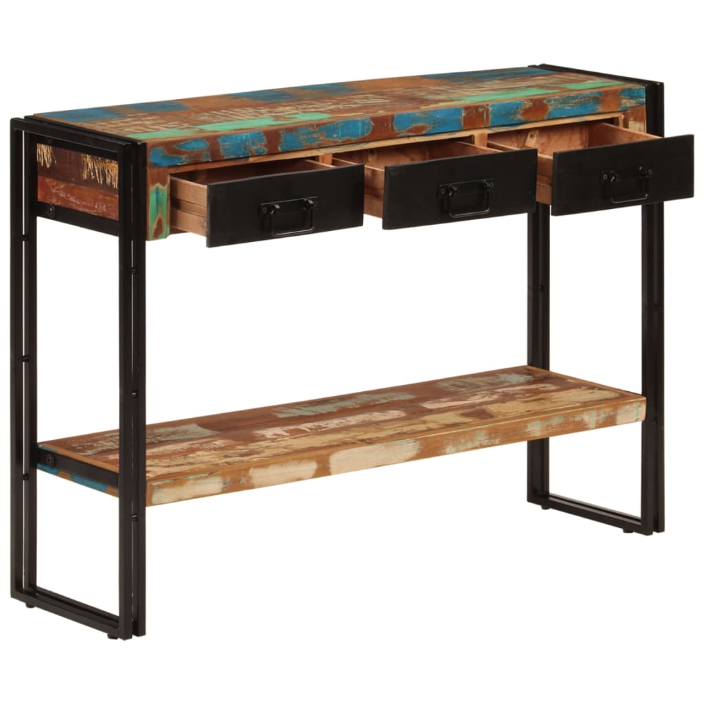 Avlastningsbord Konsollbord Tre 110x30x76 cm gjenvunnet heltre